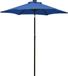 Maison Exclusive Parasol avec éclairage LED, bleu azur, 200x211 cm, aluminium