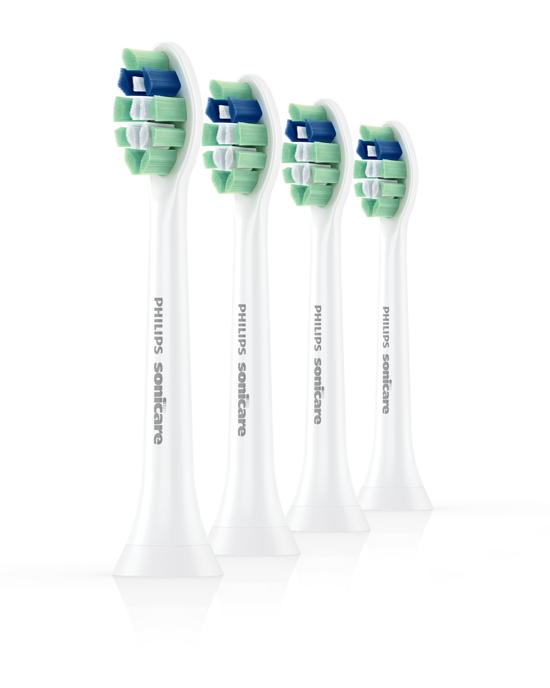 Philips Opzetborstel voor tandplakverwijdering, 4 stuks