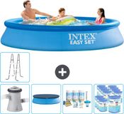Intex Rond Opblaasbaar Easy Set Zwembad - 305 x 61 cm - Blauw