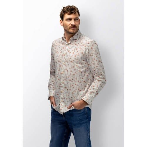 State of Art regular casual overhemd beige