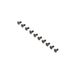 TEAM LOSI RACING Platte kop schroeven, M3 x 6 mm (10)