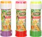 Henbrandt 3x Bouteilles de savon à bulles jungle/safari avec jeu 50 ml pour enfants