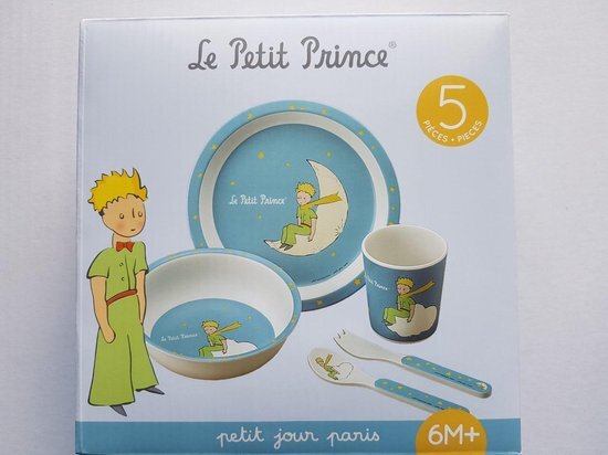 Petit Jour Paris kinder eetset Petit prince blauw blauw