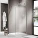 FortiFura Galeria Inloopdouche - 140x200cm - Mat glas - Wit mat
