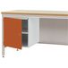 Manuflex ZB4979.2001 Sous-châssis pour table de travail ALU, hauteur utile 500 mm avec butée de porte à gauche, pour profondeur de table 600 mm