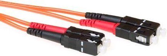 ACT RL3503 Glasvezel Patchkabel Duplex LSZH - SC/SC 50/125µm OM2 - 3 meter