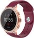 Strap-it Fossil Gen 5e - 42mm sport band - bordeaux