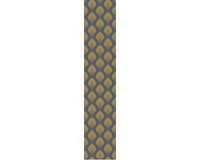Ambiance Sticker Voorgelijmd vliesbehang - CHIC BLUE GREY LEAVES - 1 rol van 300x60cm