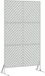 vidaXL Privacyscherm 100 x 50 x 180 cm Gegalvaniseerd staal zilver