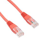 Pro Signal PS11085 RJ45 Mannelijk naar Mannelijk Cat5e UTP Laag Profiel Ethernet Patchkabel, 1m, Oranje