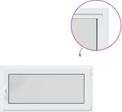 vidaXL Kelderraam RISOR 120 x 50 cm PVC en glas