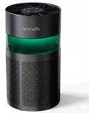 Purificateur d'air avec diffuseur de parfum, filtre HEPA, minuterie, mode veille, noir