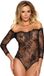 Subblime Teddies | Subblime Half Sleeve Teddy S/M Transparant Kant Polyester/Spandex