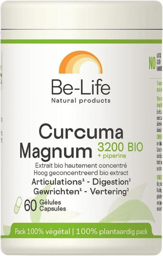 Be-Life Curcuma Magnum 3200 + Piperine Bio 60 Softgels