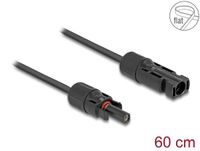 Delock DL4 Solar Flat Cable 4 mm² mâle vers femelle 60 cm noir
