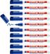 edding 400 permanent marker - blauw - 10 stiften - ronde punt 1 mm