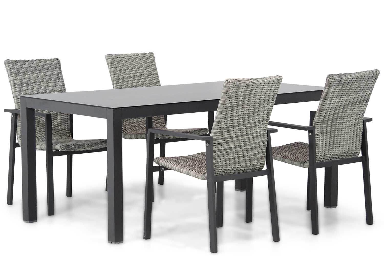 Lifestyle Garden Furniture Upton/Madras 180 cm dining tuinset 5-delig