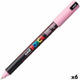 Merkloos POSCA Markeerstift PC-1MR Licht Roze (6 Stuks)