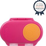 b.box Snackbox - Mini bentobox met 2 Lekvrije Vakken - Aardbeienshake