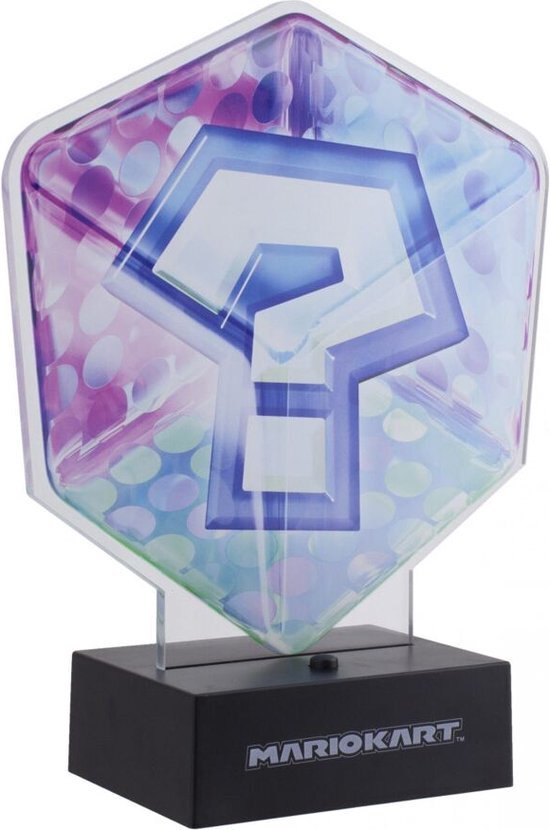 Paladone Mario Kart: Acrylic - Question Block - Icon Light - 3D lamp