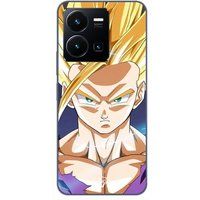 Vivo Coque Pour Vivo Y35 4G Dragon ball z sangoku Cheveux blonds