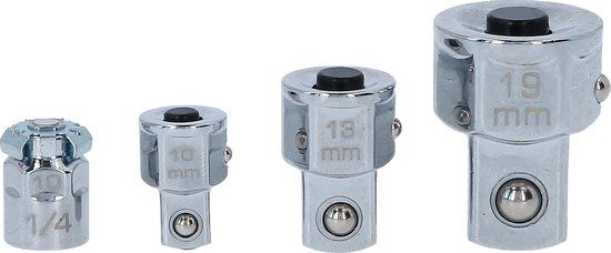 KS TOOLS GEARplus Stecknuss-Adapter-Satz, metrisch, 4-tlg ( 503.4286 )