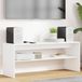 Maison Exclusive - Meuble TV, 100 x 30 x 40 cm, blanc, en panneaux de particules