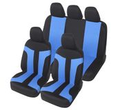 Auto Accessori Lupex - Universele autostoelhoezen LS05 | Kleur Blauw | Set Voor en Achter | Polyester | Geen Suv