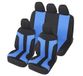 Auto Accessori Lupex - Universele autostoelhoezen LS05 | Kleur Blauw | Set Voor en Achter | Polyester | Geen Suv