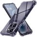 Techsuit Hoesje geschikt voor Motorola Moto G86 Power - Shockproof Silicone Back Cover - Noir