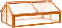 vidaXL Broeikas - Vurenhout - Bruin - 114x80x50 cm