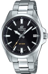 Casio Edifice EFV-100D-1AVUEF Herenhorloge - 40 mm - Zwart/Zilverkleurig