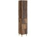 vidaXL - Bank loungeset - Bewerkt hout - Oud hout