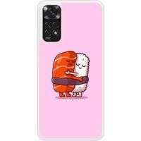 Redmi Bedrukt siliconen hoesje compatibel met Redmi Note 11 4G Sushi hug