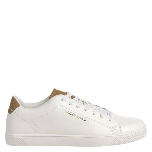 JACK & JONES Jfwbosley Pu Sneaker Noos sneakers wit/bruin