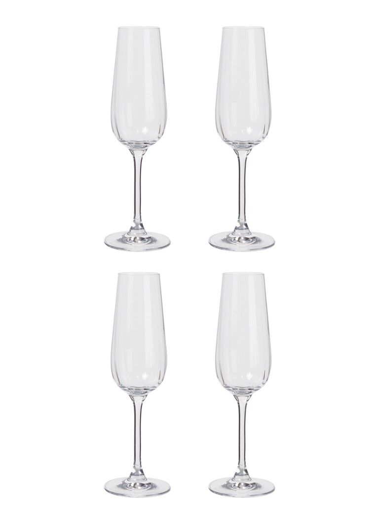 Villeroy & Boch Rose Garden champagneglas 28 cl set van 4