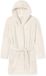 SCHIESSER Essentials badjas - dames kamerjas teddyfleece comfort fit gebroken wit