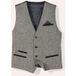Walbusch Regular Fit Vest grijs, Melange
