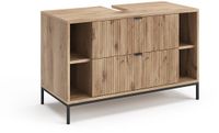 Vicco Eliza Wastafelonderkast – 100 x 63 cm Met 3 uittrekbare laden Viking Eik