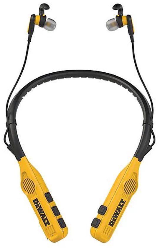 DeWALT PRO MAX Nekkoptelefoon met ingebouwde speakers