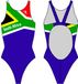 Turbo South Africa Pro Resist Maillot de bain Bleu S Femme