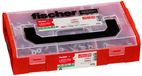 Fischer 561472 FIXtainer DuoPower / DuoSeal + S Assortimentsdoos pluggen 210 onderdelen