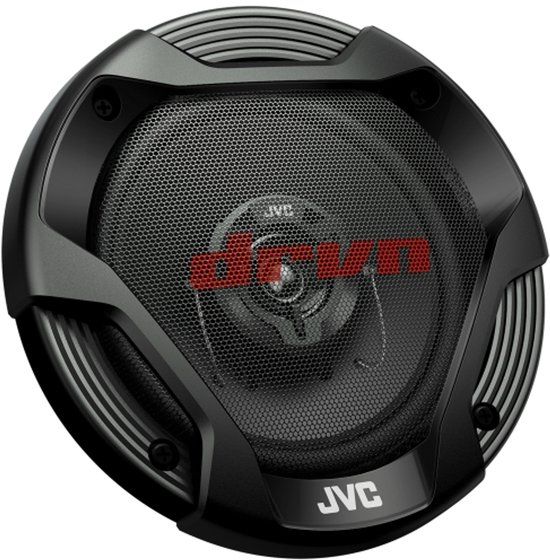 JVC CS-DR522 DRVN Series, 13 cm 2-weg auto luidspreker, 260 W piekvermogen, 40 W RMS, 4 Ohm, 25 mm calotte tweeter, Black Polypropyleen Woofer Cone, incl. afdekking, 2 stuks