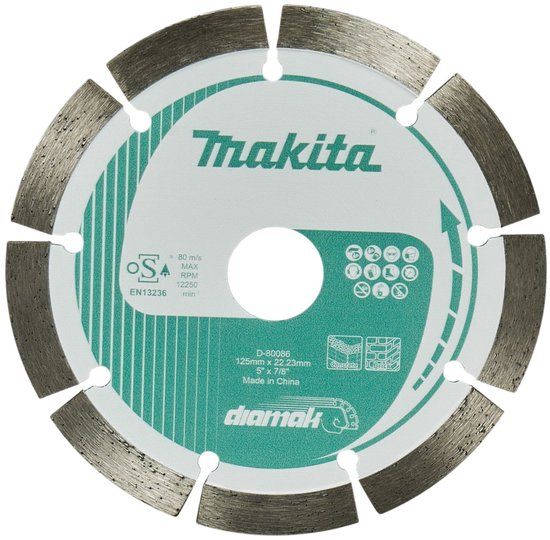 Makita D-80086 Diamantschijf 125x22,23x1,8mm