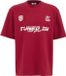 WE Fashion T-shirt ample coupe imprimé pour homme