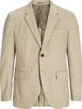 JACK&JONES JPRBRISTOL BLAZER NOOS Heren Colbert Wit Slim Fit Polyester/Katoen