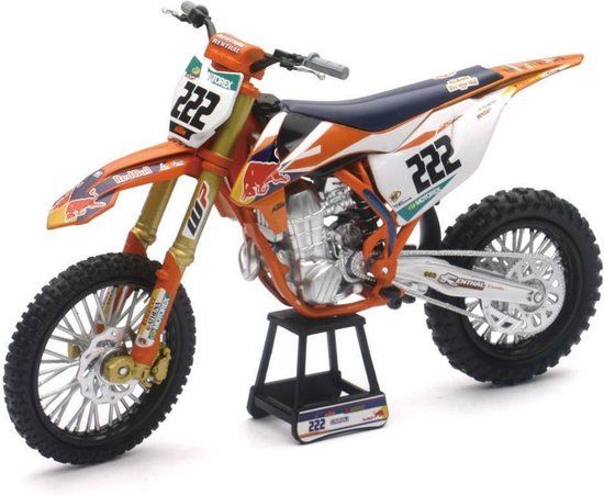 New Ray Tony Cairoli Red Bull KTM SXF450 Mini Crossmotor 1/10 Schaalmodel