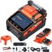 VEVOR Glasvezellasser, 6 Motoren, 0,1 mm Kernuitlijning, Fusielasser met VFL OPM voor SM MM DS NZDS, 5S Lassen, 15s Verwarmen, 5 inch Touchscreen, 3-in-1 Glasvezelhouder, 7800mAh
