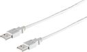 3x USB-A aansluitkabels, 2.0, grijs, 1,8 m