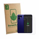 ScreenLeaf Bedifol GmbH 2 Stuks Screenprotector voor Fairphone 6 Plus (Voor+Camera) - Hoogwaardige Beschermfolie transparant